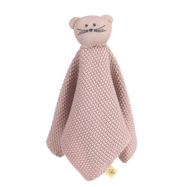Lässig Schnuffeltuch / Knitted Baby Comforter GOTS Little Chums Mouse