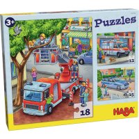 Haba Puzzles Polizei, Feuerwehr & Co.