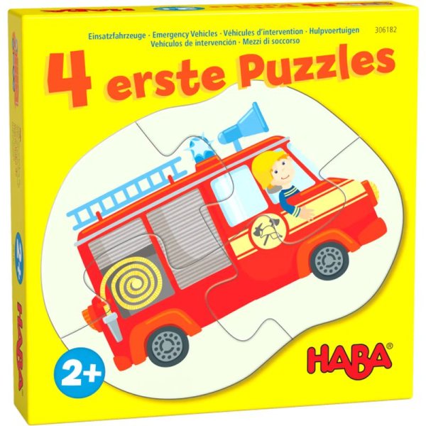 Haba 4 erste Puzzles – Einsatzfahrzeuge