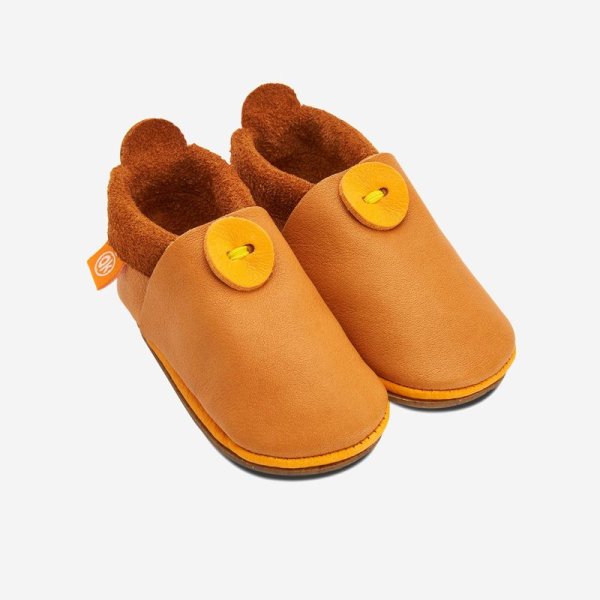 Orangenkinder Amigo Klassik Kinderschuhe hellbraun
