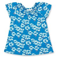 Sense Organic NILA Top / T-Shirt 281101 Flowers Blue