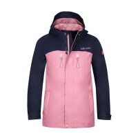 Trollkids Girls Nusfjord Jacke Regenjacke, navy/mauve