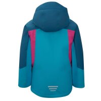 Trollkids Girls Rauland Jacket Skijacke, madeira blue/dark turquoise/bright berry