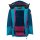 Trollkids Girls Rauland Jacket Skijacke, madeira blue/dark turquoise/bright berry