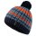 Trollkids Kids Hafjell Bobble Cap Bommelmütze, steel blue/navy/burnt orange