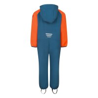 Trollkids Kids Nordkapp Overall deep orange/madeira blue