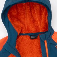 Trollkids Kids Nordkapp Overall deep orange/madeira blue