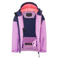 Trollkids Girls Hallingdal Winterjacke, light violet/deep violet/coral pink