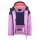 Trollkids Girls Hallingdal Winterjacke, light violet/deep violet/coral pink