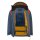 Trollkids Kids Rauland Jacket Skijacke, bronze/flame orange/mystic blue