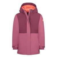 Trollkids Girls Hovden Coat Wintermantel, redwood/salmon