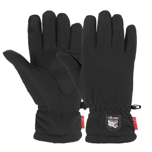 Trollkids Kids Eikedalen Hansdchuhe, black