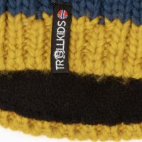 Trollkids Kids Hafjell Bobble Cap Bommelmütze,  bronze/dark cyan/mystic blue