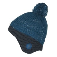 Trollkids Kids Flekkefjord Reflective Cap Bommelmütze, nordic blue 2-5 Years; 48-52cm