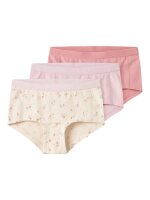 Name it Hipster Unterhosen 3P Flower Noos Turtledove w/...