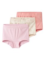 Name it Tights Unterhosen 3P Flower Noos Turtledove w/...