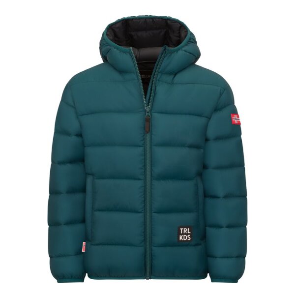 Trollkids Kids Torvik Steppjackemidnight petrol