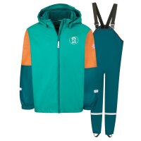 Trollkids Kids Odda Winter Set dark cyan/midnight petrol