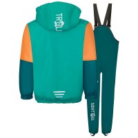 Trollkids Kids Odda Winter Set dark cyan/midnight petrol