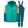 Trollkids Kids Odda Winter Set dark cyan/midnight petrol