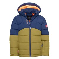 Trollkids Kids Gryllefjord Winterjacke, spruce green/navy
