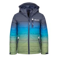 Trollkids Kids Hemsedal Snow Winterjacke, navy/moss
