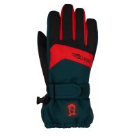 Trollkids Kids Rauland Glove Fingerhandschuhe, midnight petrol/chili red/black
