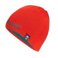 Trollkids Kids Troll Beanie dark cyan/chili red/black