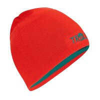 Trollkids Kids Troll Beanie dark cyan/chili red/black
