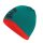 Trollkids Kids Troll Beanie dark cyan/chili red/black