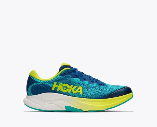 Hoka Y RINCON 4 Sportsneaker BIG KIDS ELECTRIC AQUA / NEON HOKA CITRUS